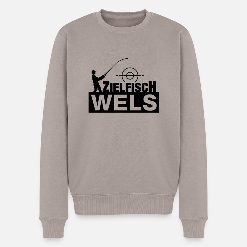 wels_zielfisch__f1 - Pull Premium bio Homme - taupe