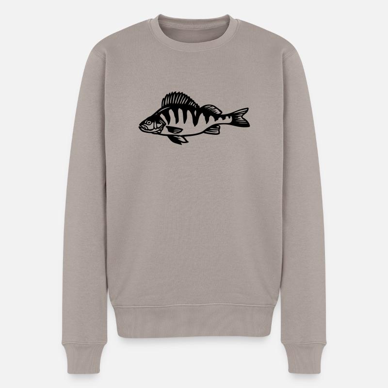 barsch - Pull Premium bio Homme - taupe