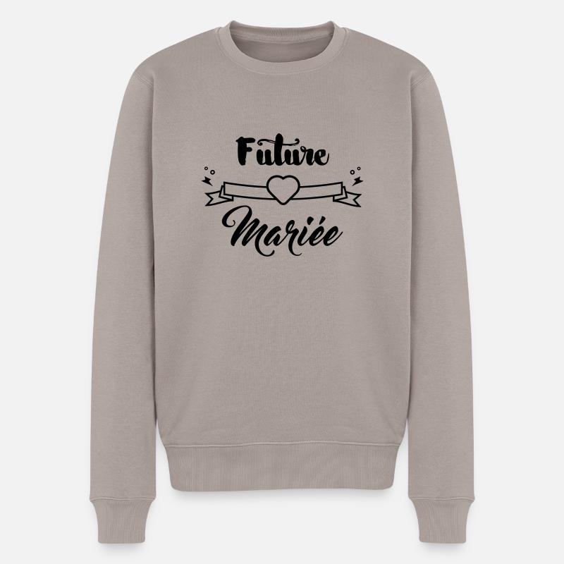 Future mariée - Pull Premium bio Homme - taupe