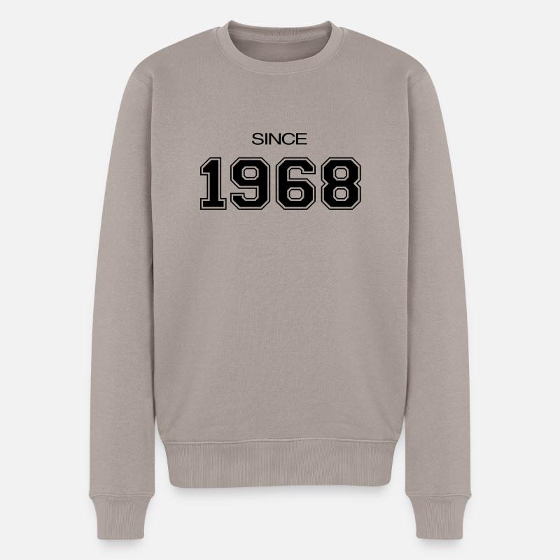 cadeau d'anniversaire 1968 - Pull Premium bio Homme - taupe
