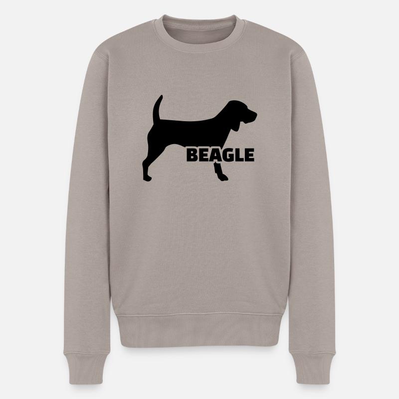 Beagle - Pull Premium bio Homme - taupe