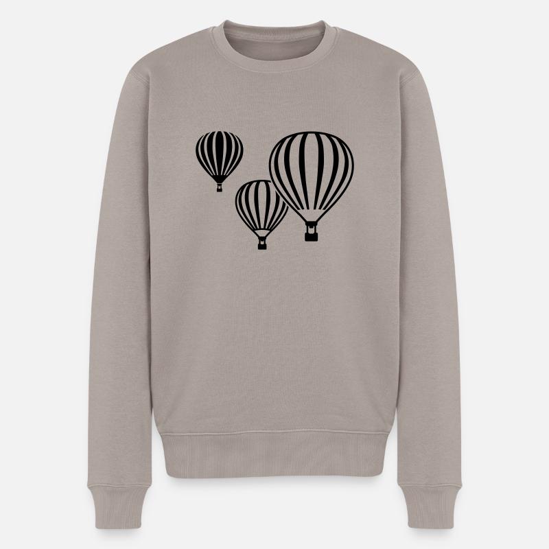 Montgolfière - Pull Premium bio Homme - taupe