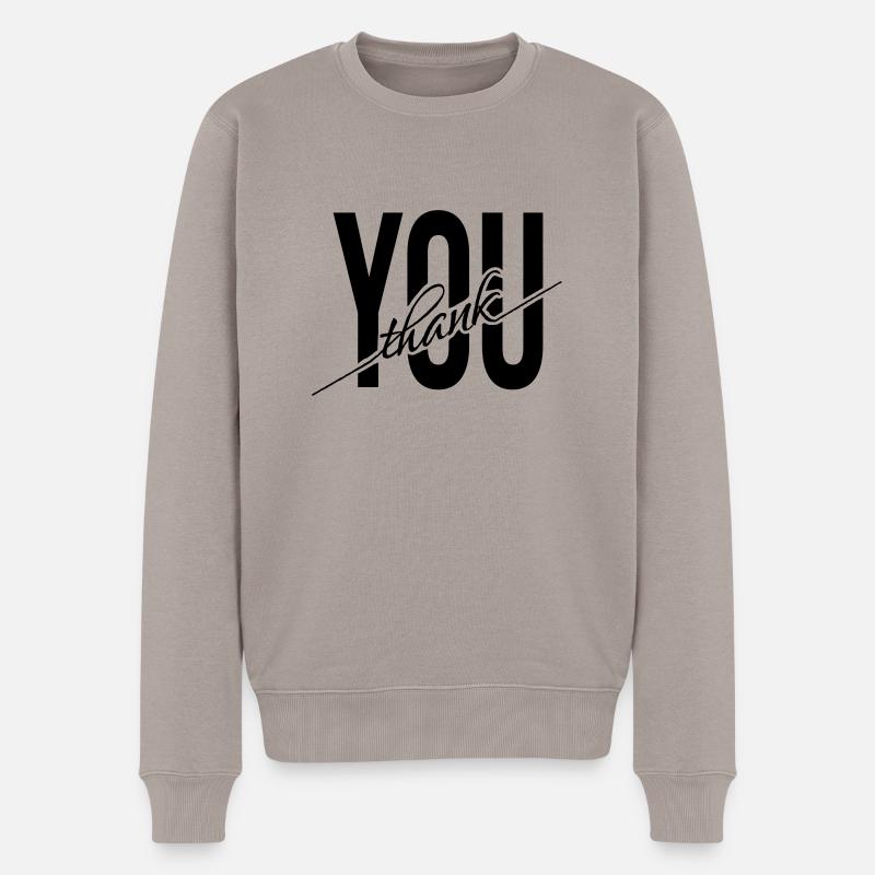 Merci Merci Merci cadeau - Pull Premium bio Homme - taupe