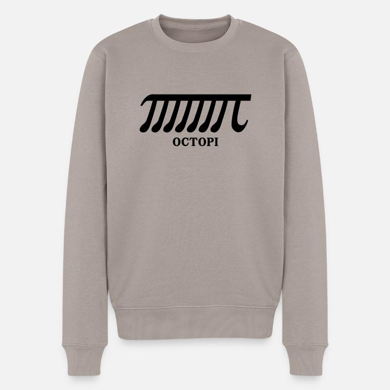 octopi - Pull Premium bio Homme - taupe