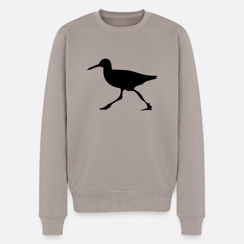 Exécution d'oiseau - Pull Premium bio Homme - taupe