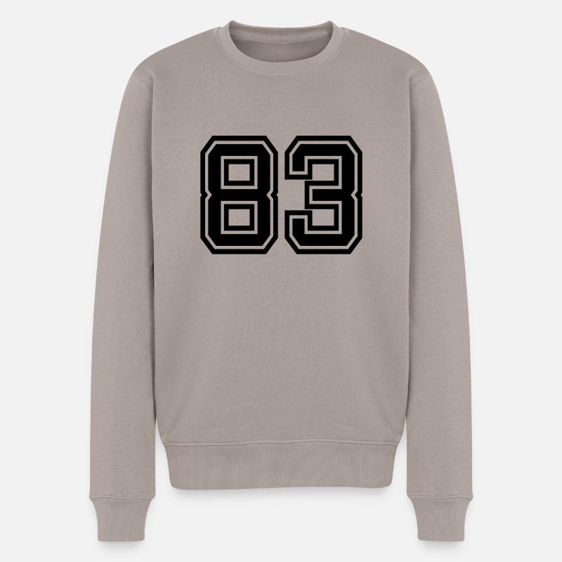 83 - Männer Premium Bio Pullover - Taupe