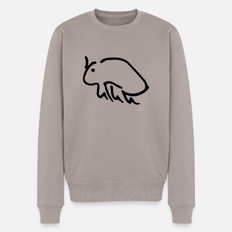 puce - Pull Premium bio Homme - taupe