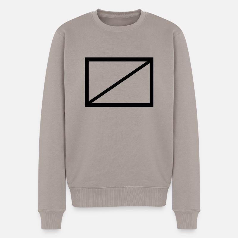 Aufklärung - Männer Premium Bio Pullover - Taupe