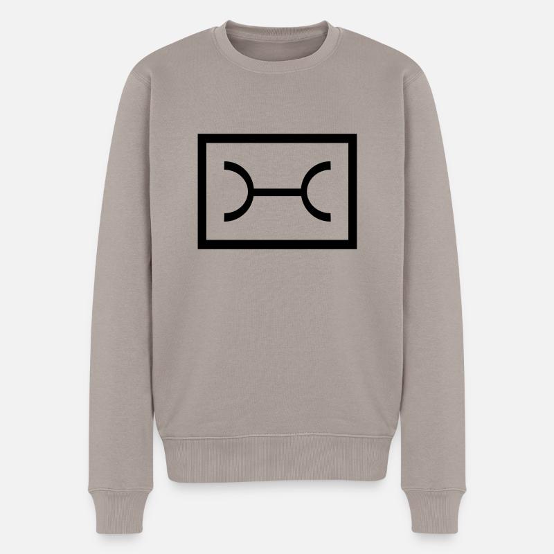 Instandsetzung - Männer Premium Bio Pullover - Taupe