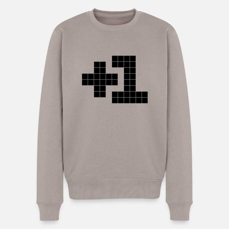 +1 - Pull Premium bio Homme - taupe