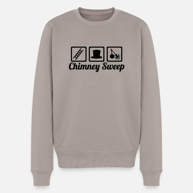 Ramoneur - Pull Premium bio Homme - taupe