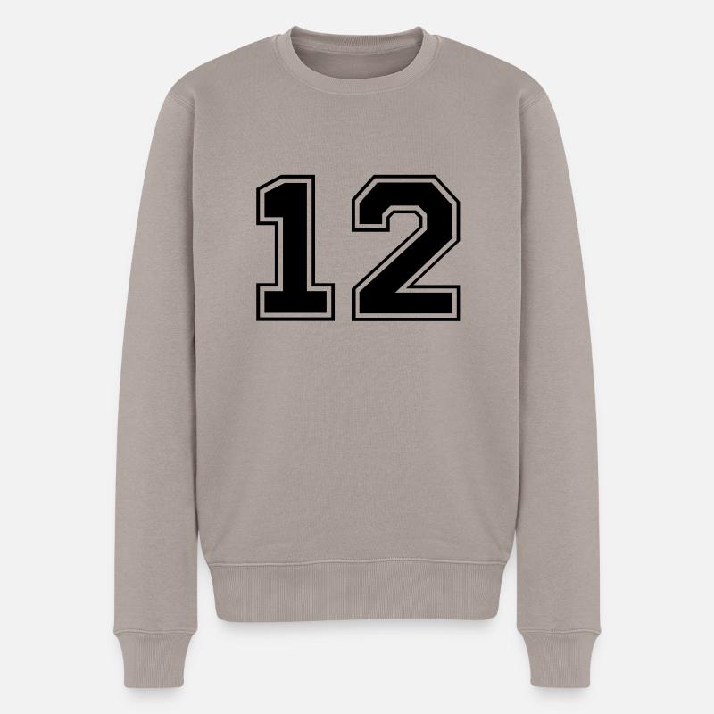 zwolf - Pull Premium bio Homme - taupe