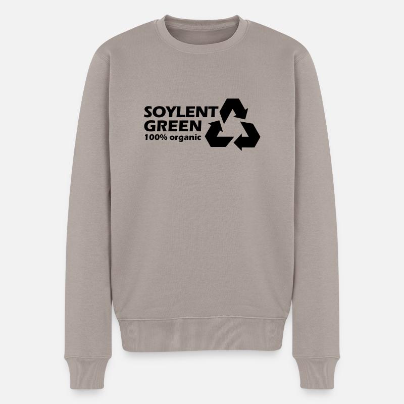 Soylent Green - Männer Premium Bio Pullover - Taupe