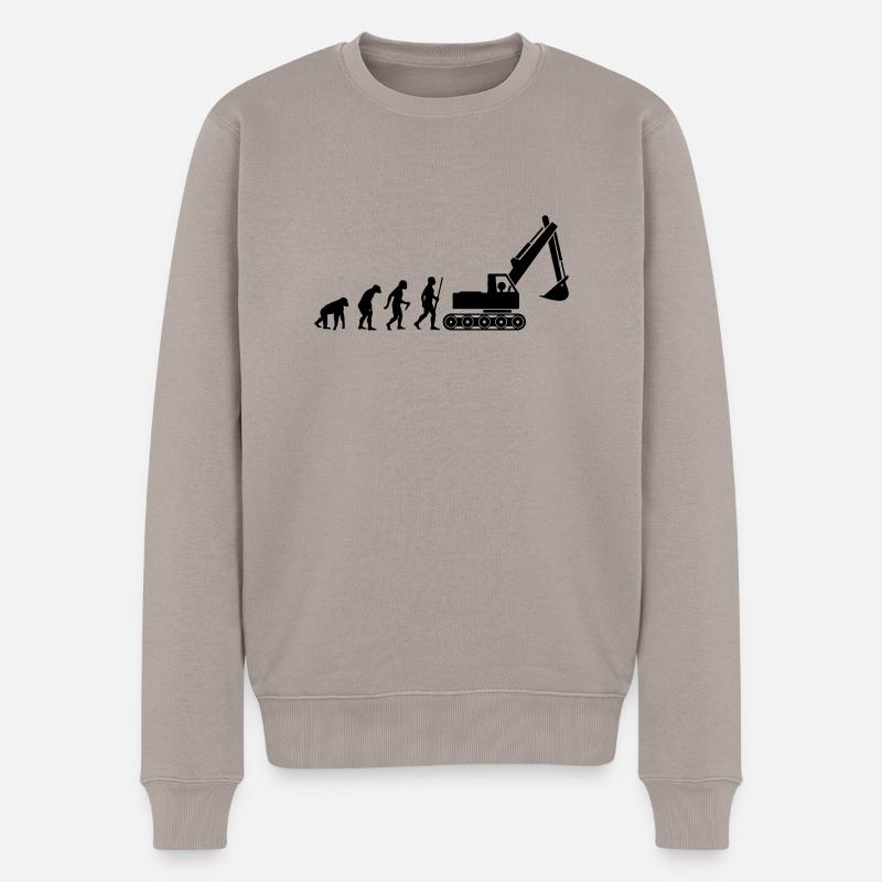 Bagger Evolution - Pull Premium bio Homme - taupe