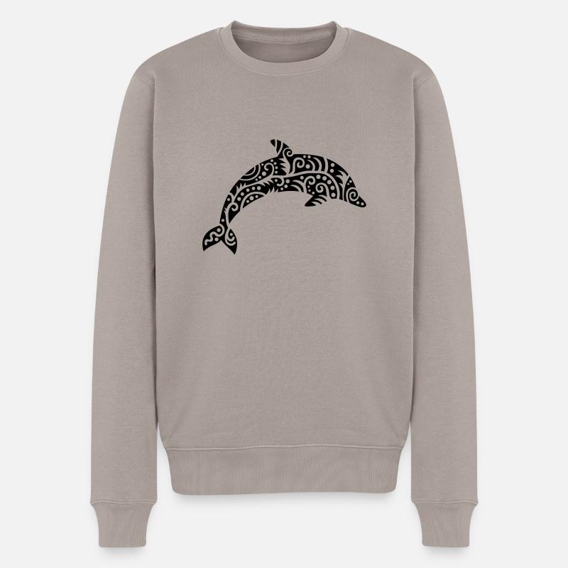 Dauphin - Pull Premium bio Homme - taupe