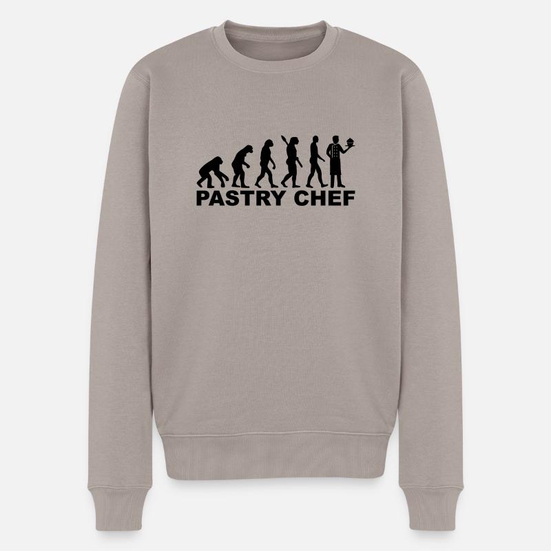 Konditor - Männer Premium Bio Pullover - Taupe