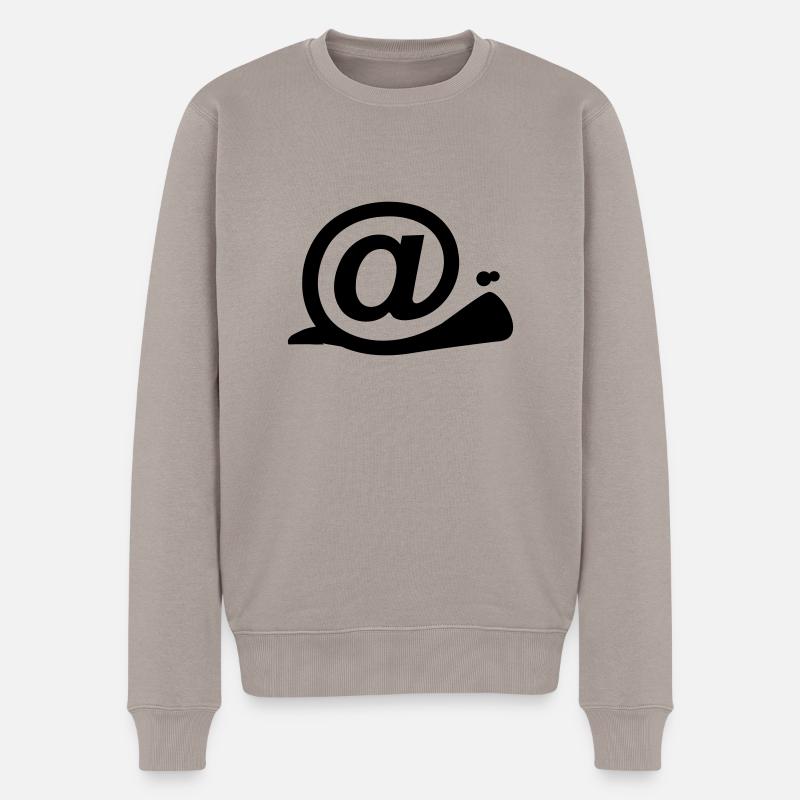 @ Esc rgot - Männer Premium Bio Pullover - Taupe