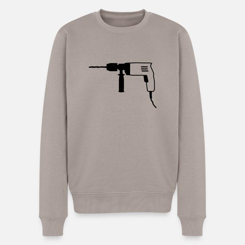 outils - Pull Premium bio Homme - taupe