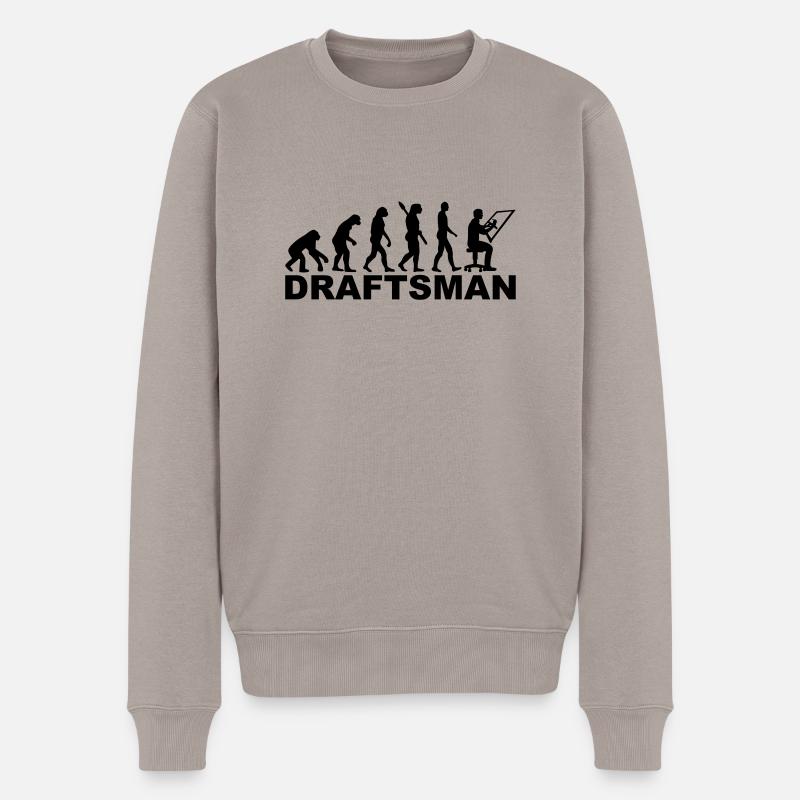 Draftsman - Pull Premium bio Homme - taupe