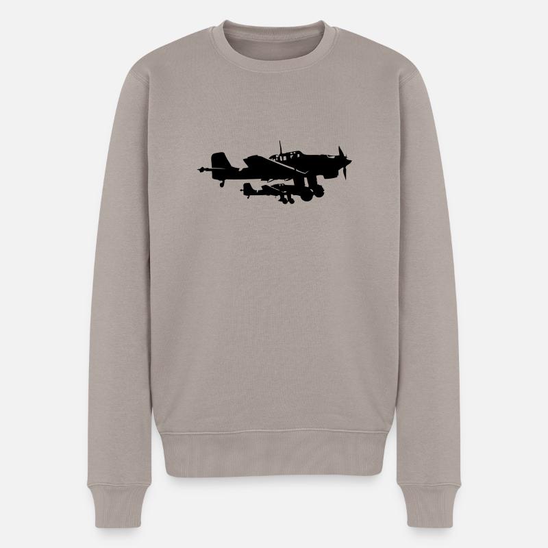 stuka_1 - Pull Premium bio Homme - taupe