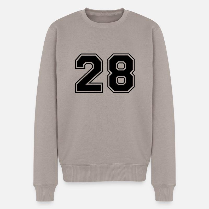 28 - Pull Premium bio Homme - taupe