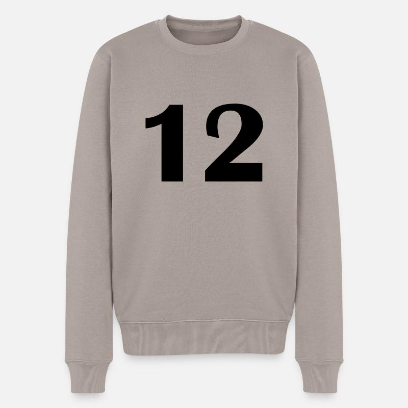 12 - Pull Premium bio Homme - taupe