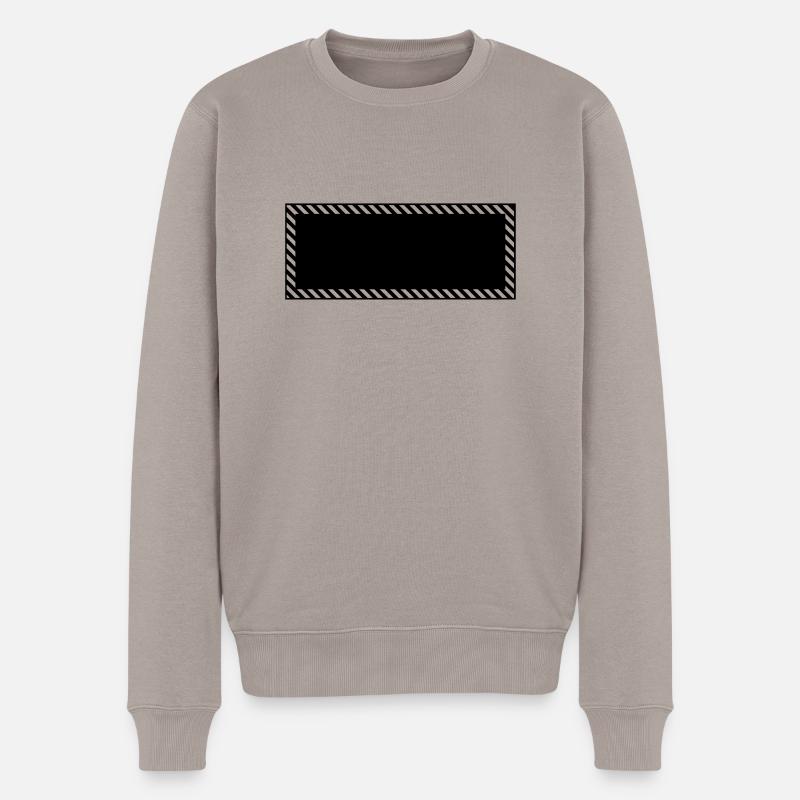 Frame - Männer Premium Bio Pullover - Taupe