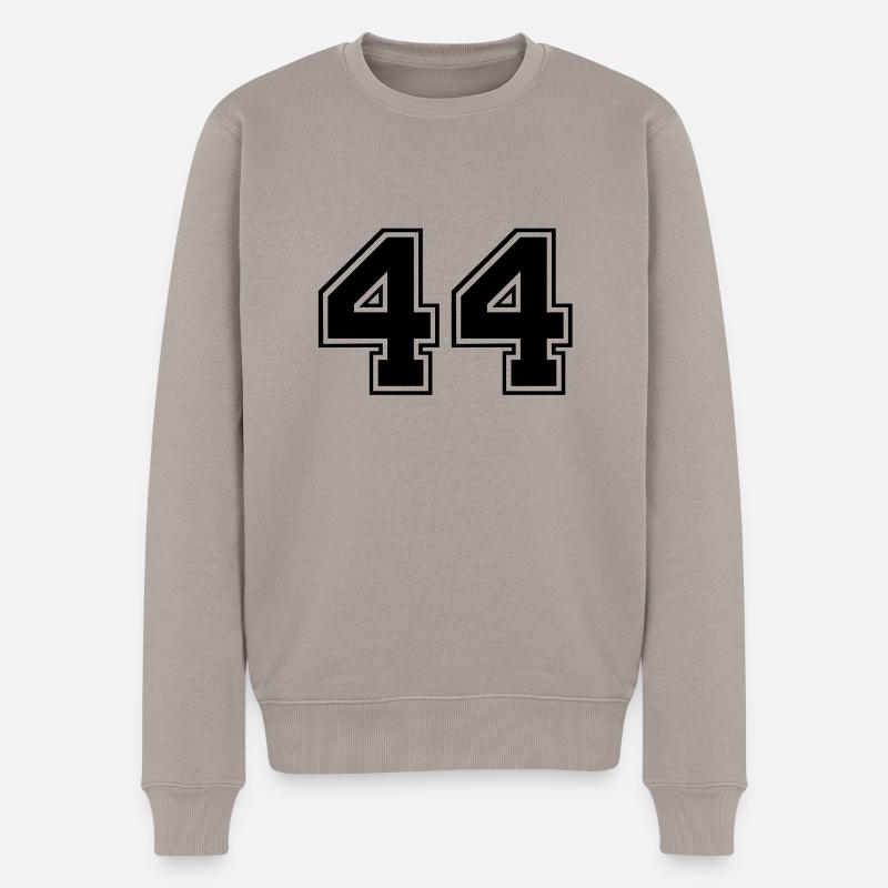 44 - Pull Premium bio Homme - taupe