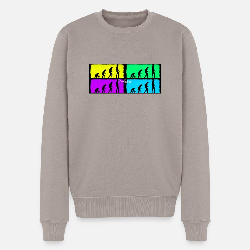 évolution - Pull Premium bio Homme - taupe