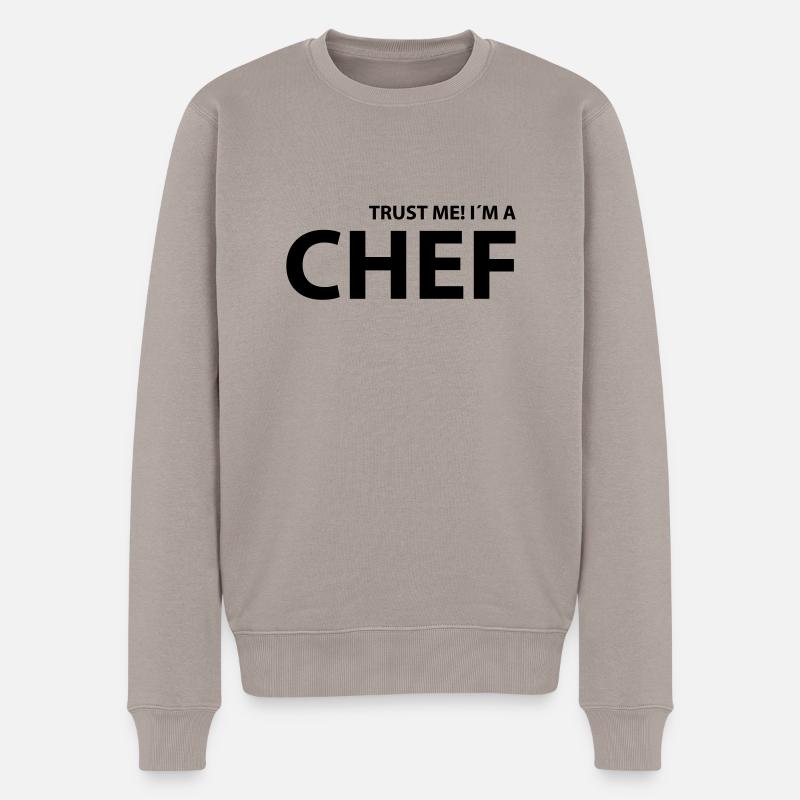 chef - Pull Premium bio Homme - taupe