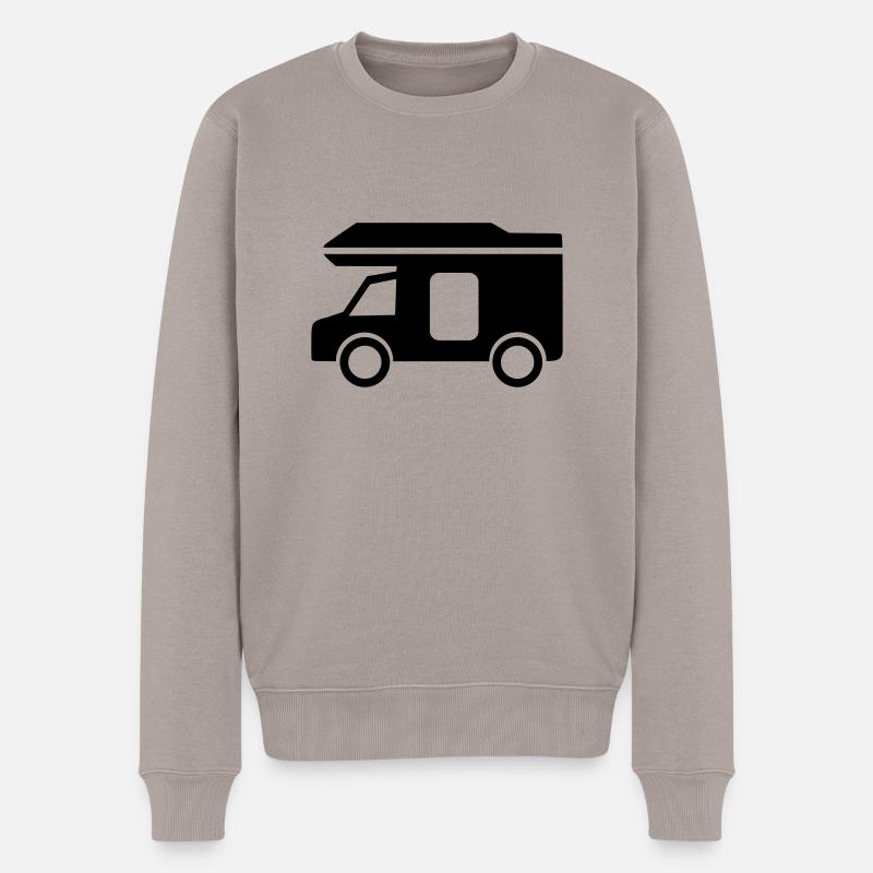 Wohnmobil - Männer Premium Bio Pullover - Taupe