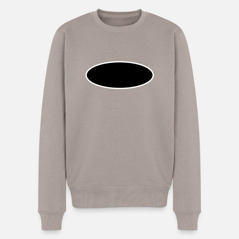 Hintergrund - Männer Premium Bio Pullover - Taupe