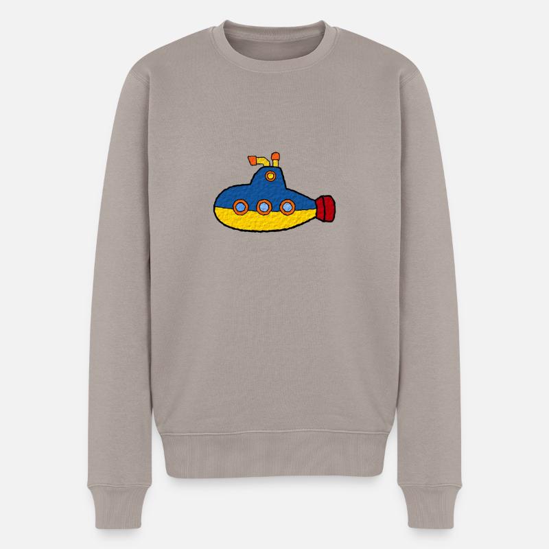 U-Boot - Männer Premium Bio Pullover - Taupe