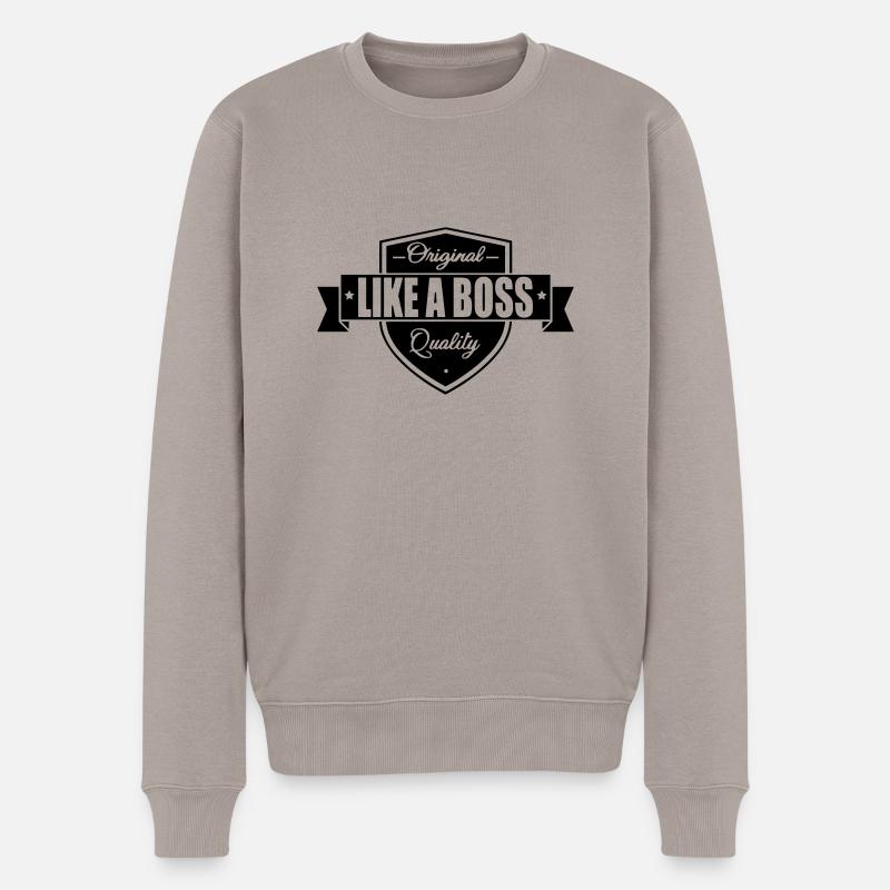 Like a Boss - Pull Premium bio Homme - taupe