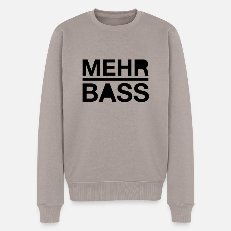 Plus basse - Pull Premium bio Homme - taupe