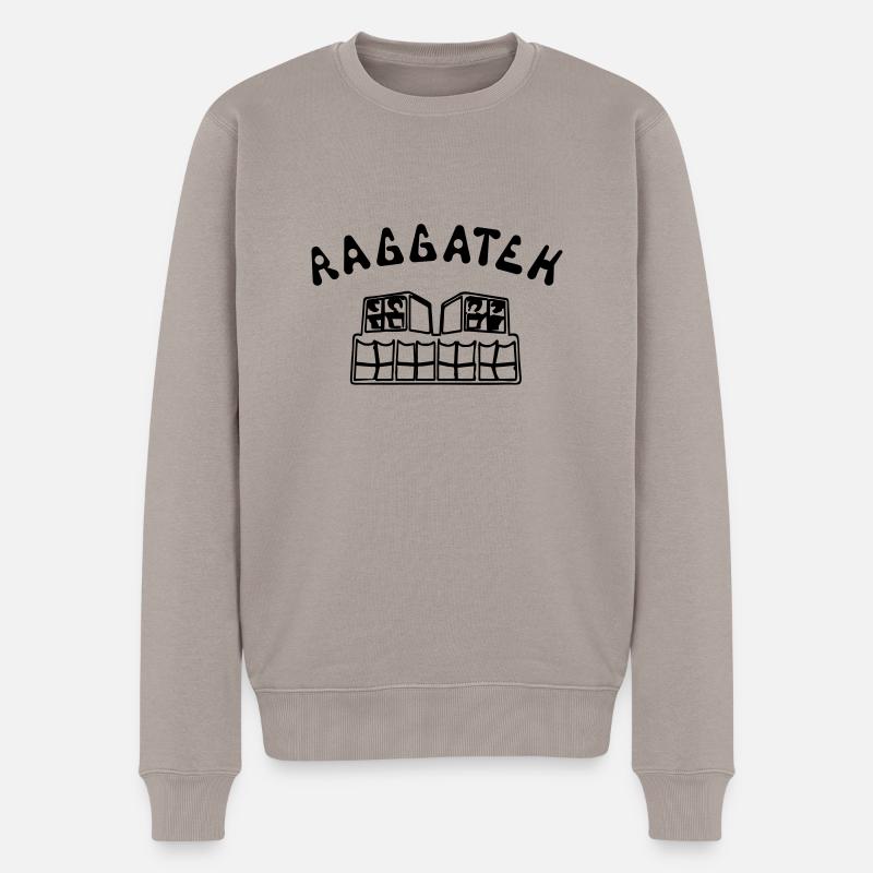 RAGGATEK - Männer Premium Bio Pullover - Taupe
