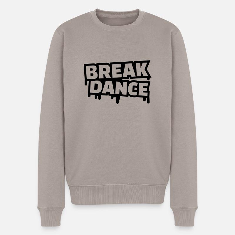 Breakdance - Pull Premium bio Homme - taupe