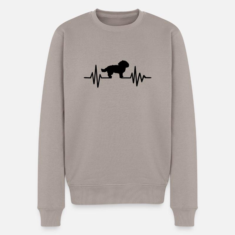 Malteser - Männer Premium Bio Pullover - Taupe