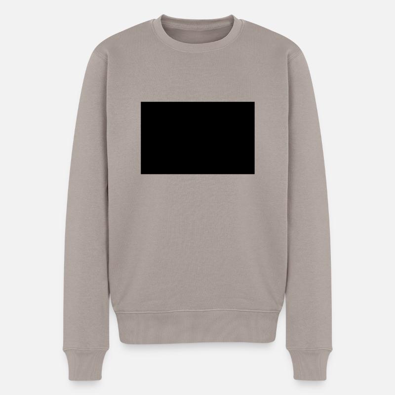 Flagge Deutschland - Männer Premium Bio Pullover - Taupe