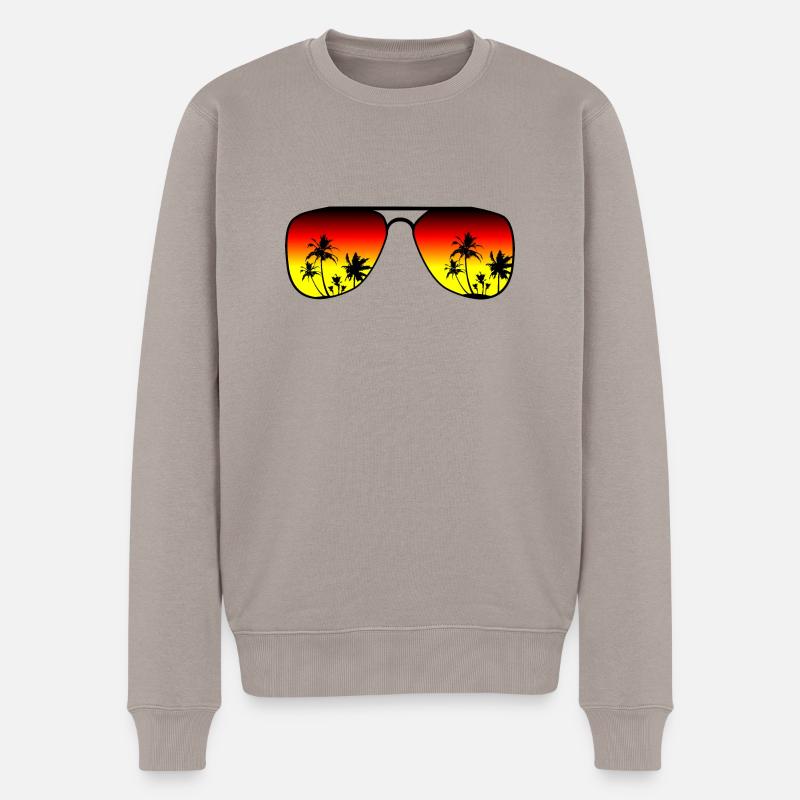 Sonnenbrille - Männer Premium Bio Pullover - Taupe