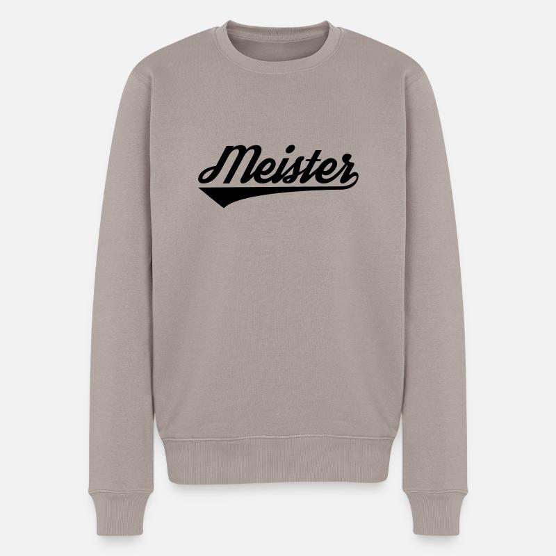 Meister - Männer Premium Bio Pullover - Taupe