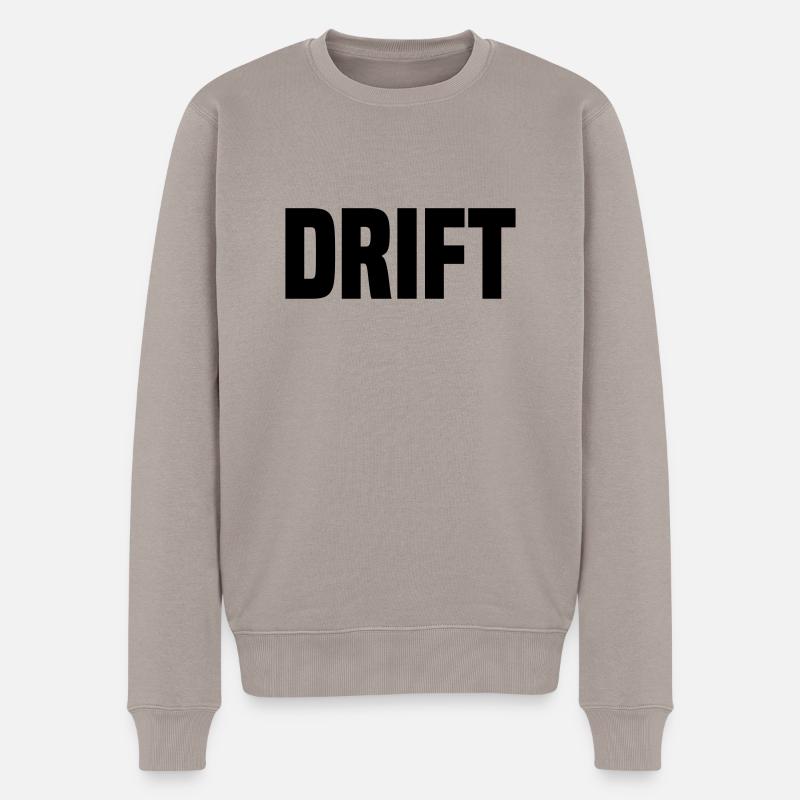 drift - Männer Premium Bio Pullover - Taupe