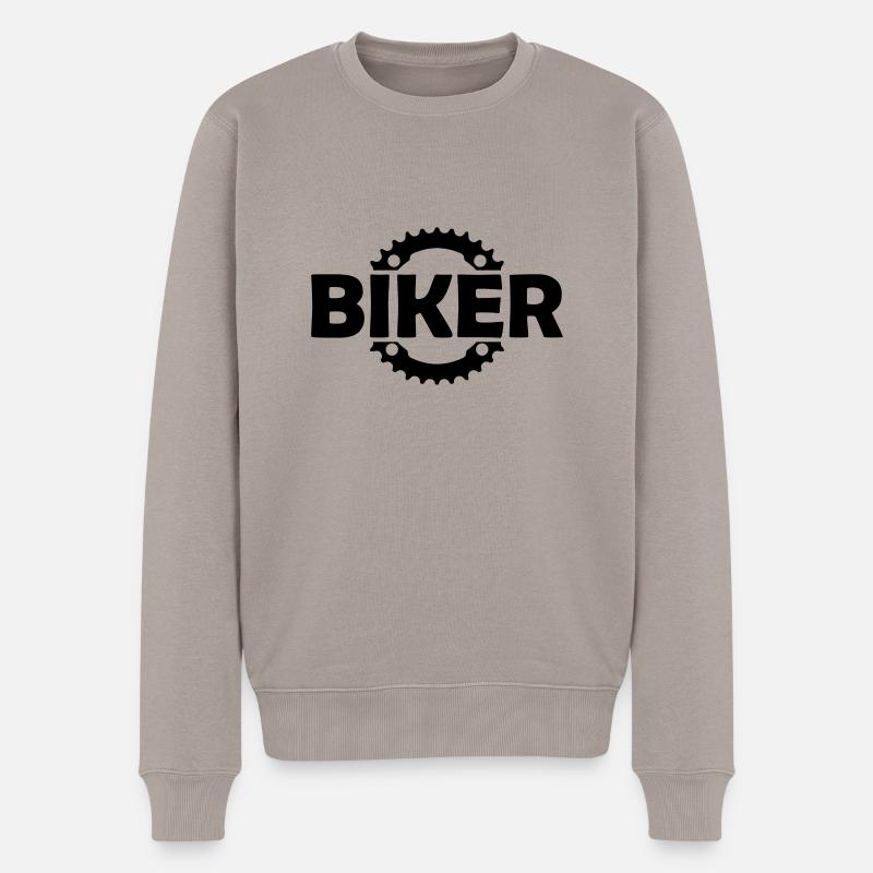 biker - Pull Premium bio Homme - taupe