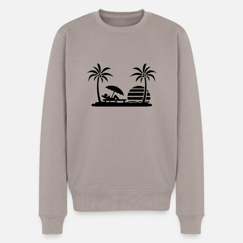 urlaub_f1 - Pull Premium bio Homme - taupe