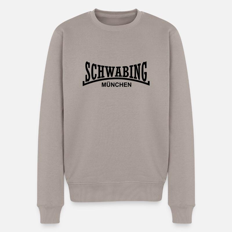 schwabing_muenchen - Pull Premium bio Homme - taupe