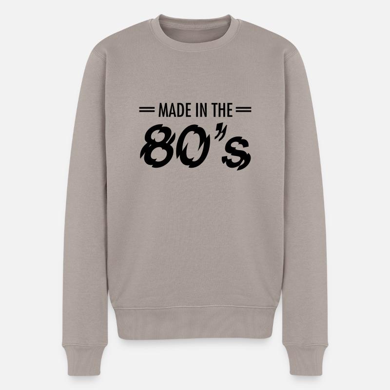 Made In the 80's - Pull Premium bio Homme - taupe