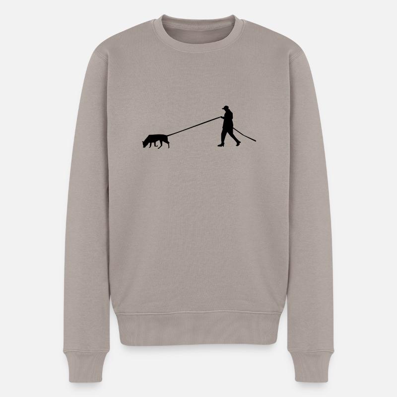 Faehrte_cb - Pull Premium bio Homme - taupe