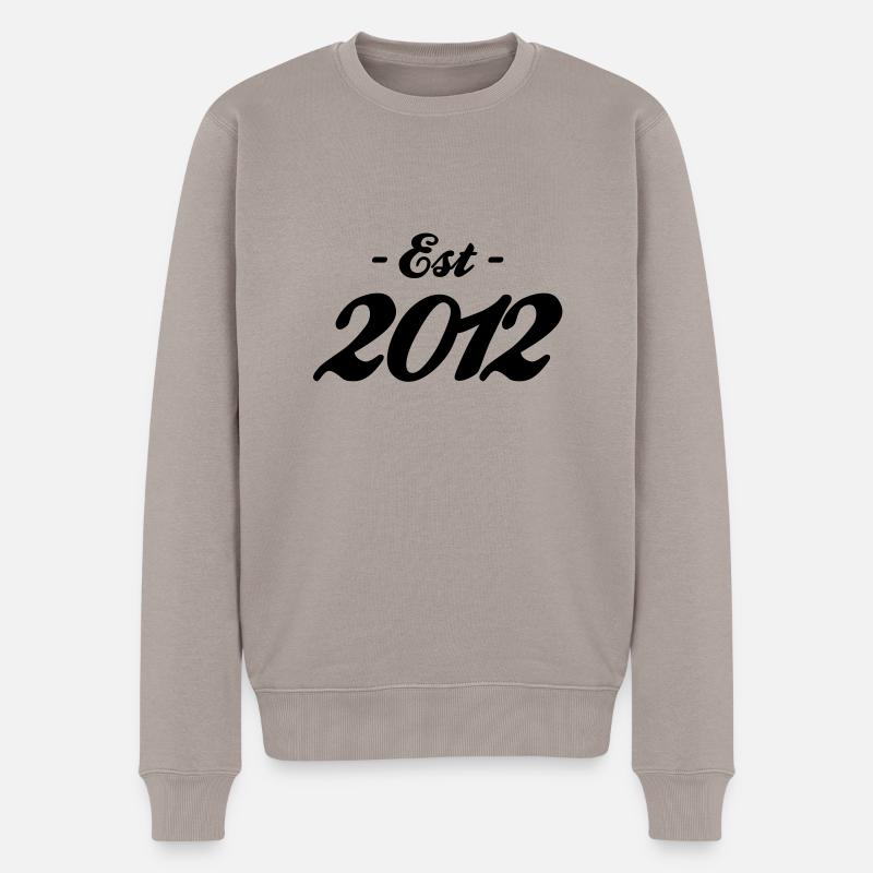 naissance - Established 2012 - Pull Premium bio Homme - taupe