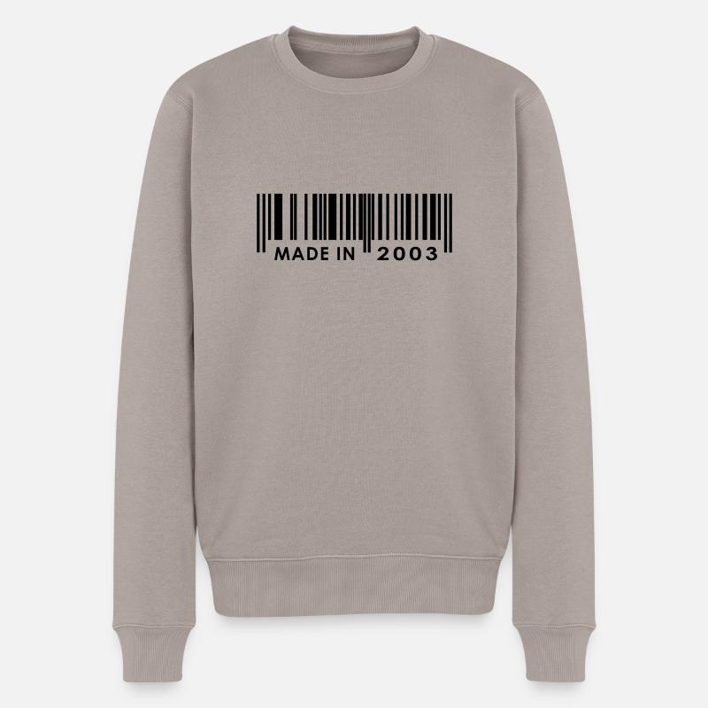 Anniversaire 2003 - Pull Premium bio Homme - taupe