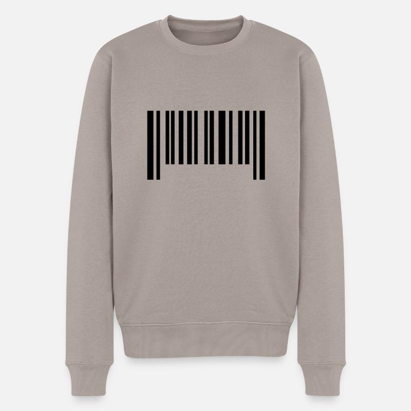 barcode1___f1 - Pull Premium bio Homme - taupe